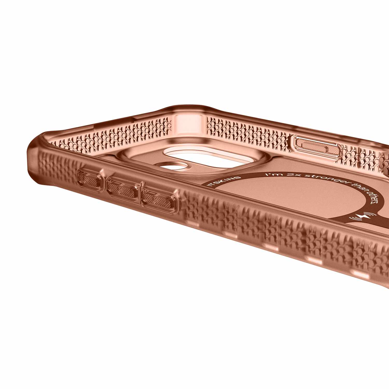 ITSKINS Hybrid_R Frost MagSafe Case Mocha Brown for iPhone 17