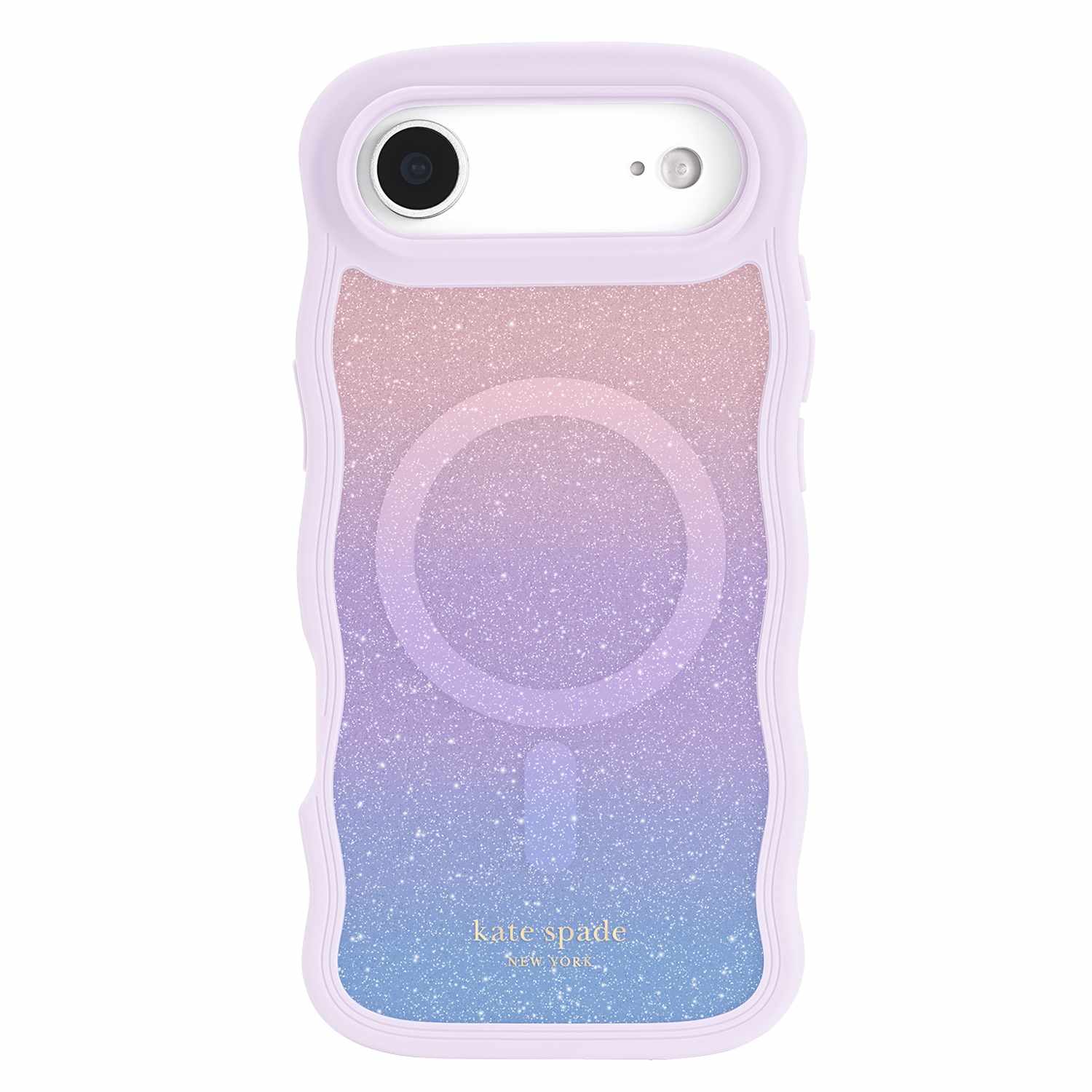 Kate Spade Wavy MagSafe Case Opal Glitter Multi-Color for iPhone Air
