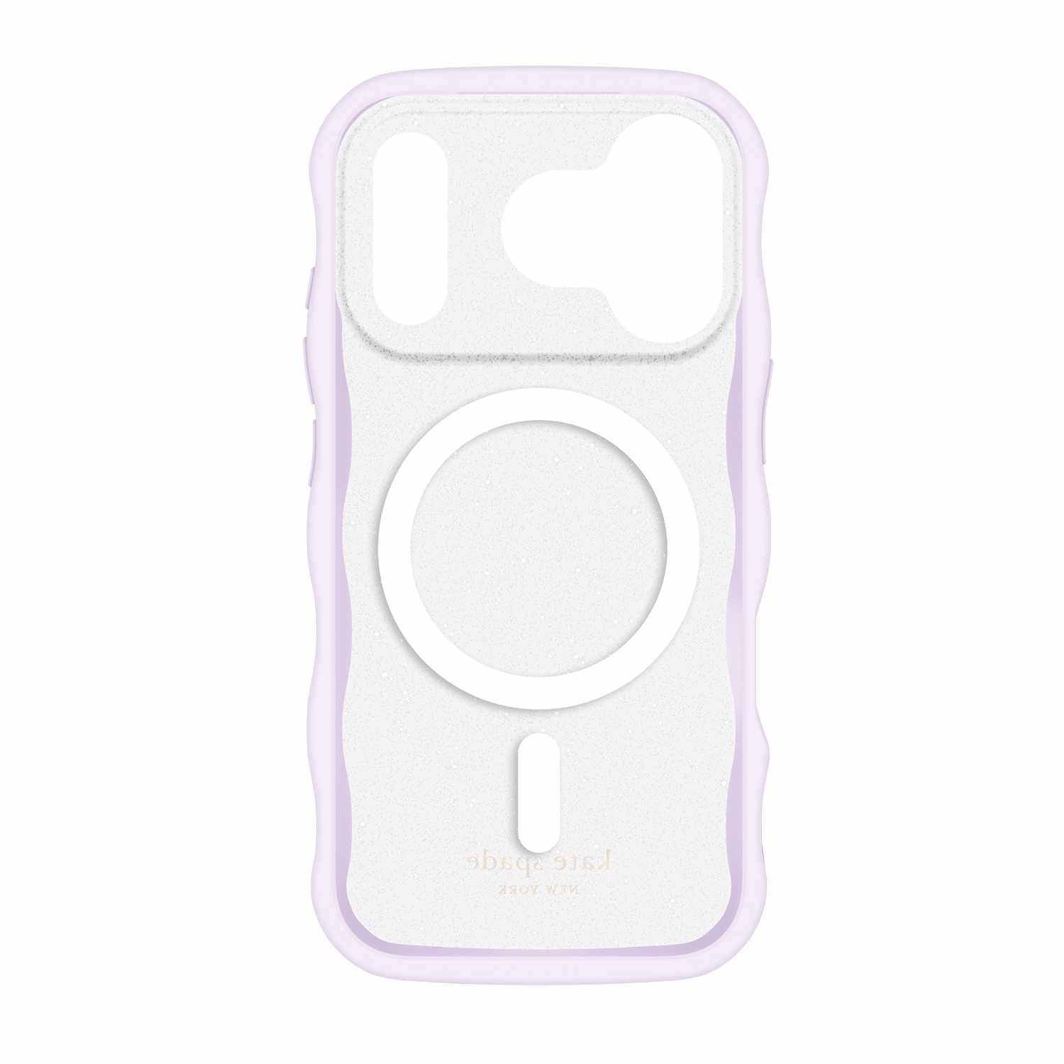 Kate Spade Wavy MagSafe Case Opal Glitter Multi-Color for iPhone 17 Pro