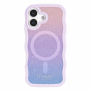 Kate Spade Wavy MagSafe Case Opal Glitter Multi-Color for iPhone 17