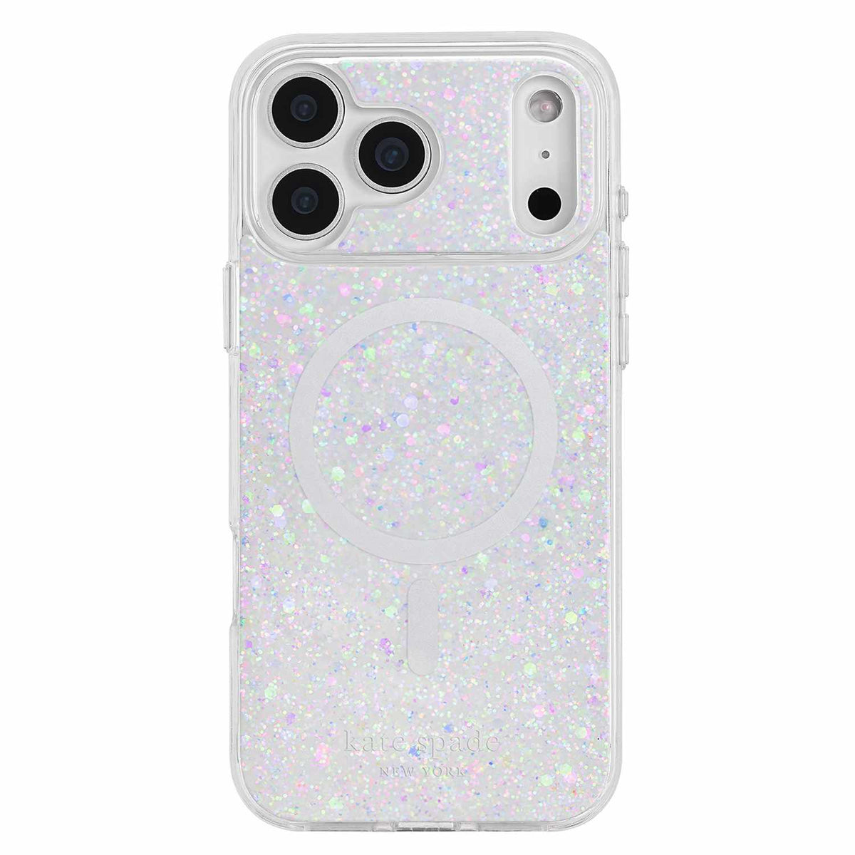 Kate Spade Protective MagSafe Case Chunky Glitter Iridescent Multi-Color for iPhone 17 Pro Max