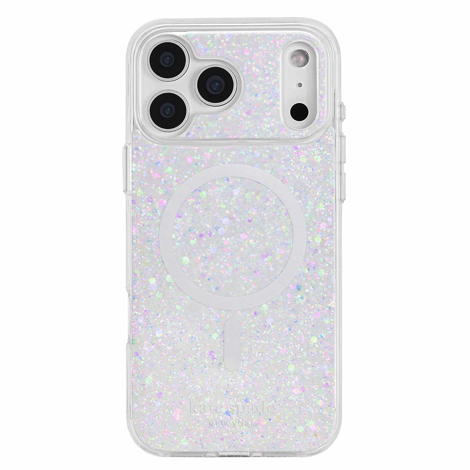 Kate Spade Protective MagSafe Case Chunky Glitter Iridescent Multi-Color for iPhone 17 Pro Max