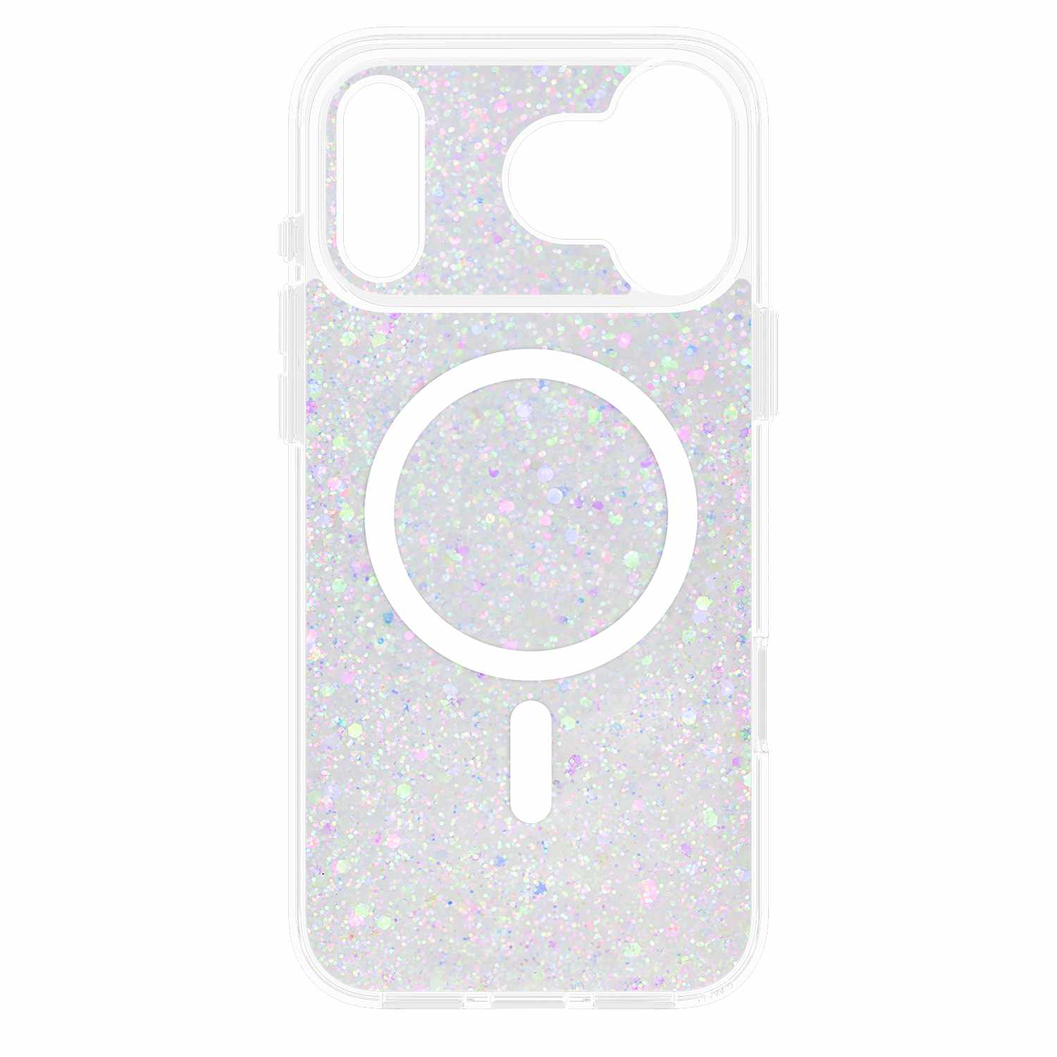 Kate Spade Protective MagSafe Case Chunky Glitter Iridescent Multi-Color for iPhone 17 Pro Max