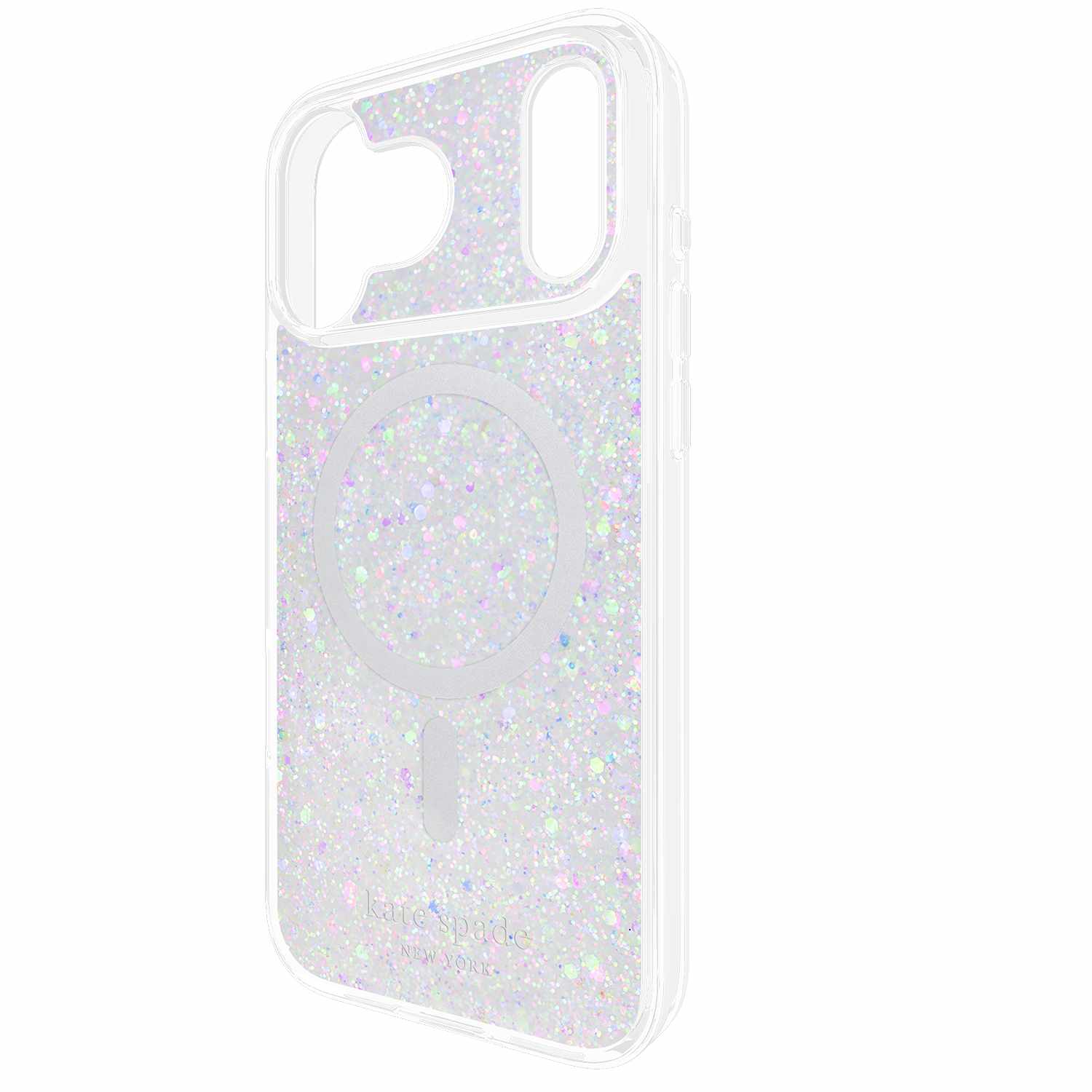 Kate Spade Protective MagSafe Case Chunky Glitter Iridescent Multi-Color for iPhone 17 Pro Max