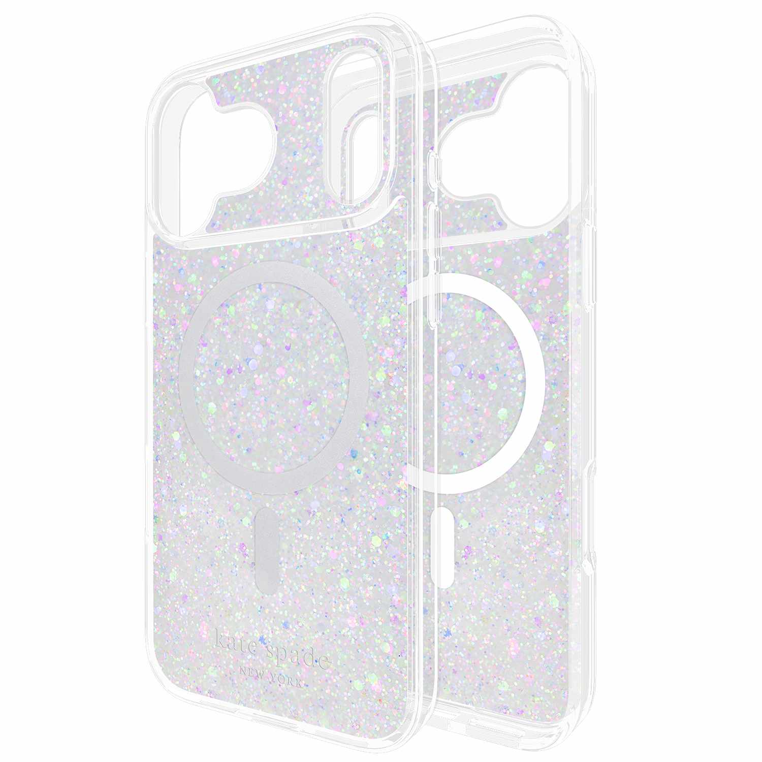 Kate Spade Protective MagSafe Case Chunky Glitter Iridescent Multi-Color for iPhone 17 Pro Max