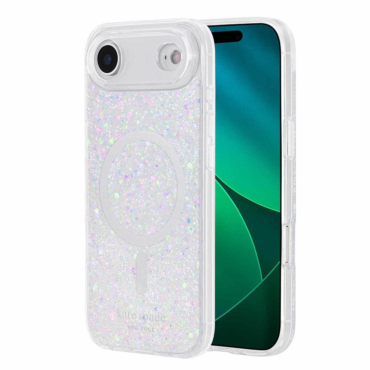 Kate Spade Protective MagSafe Case Chunky Glitter Iridescent Multi-Color for iPhone Air