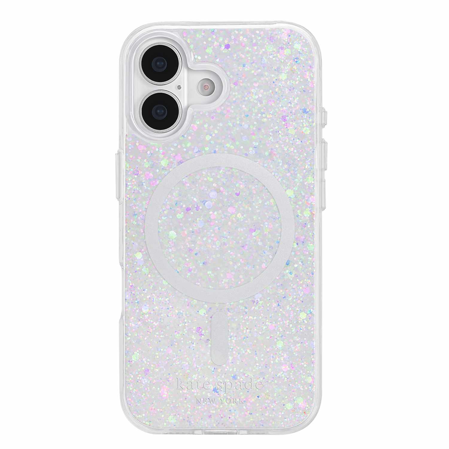 Kate Spade Protective MagSafe Case Chunky Glitter Iridescent Multi-Color for iPhone 17