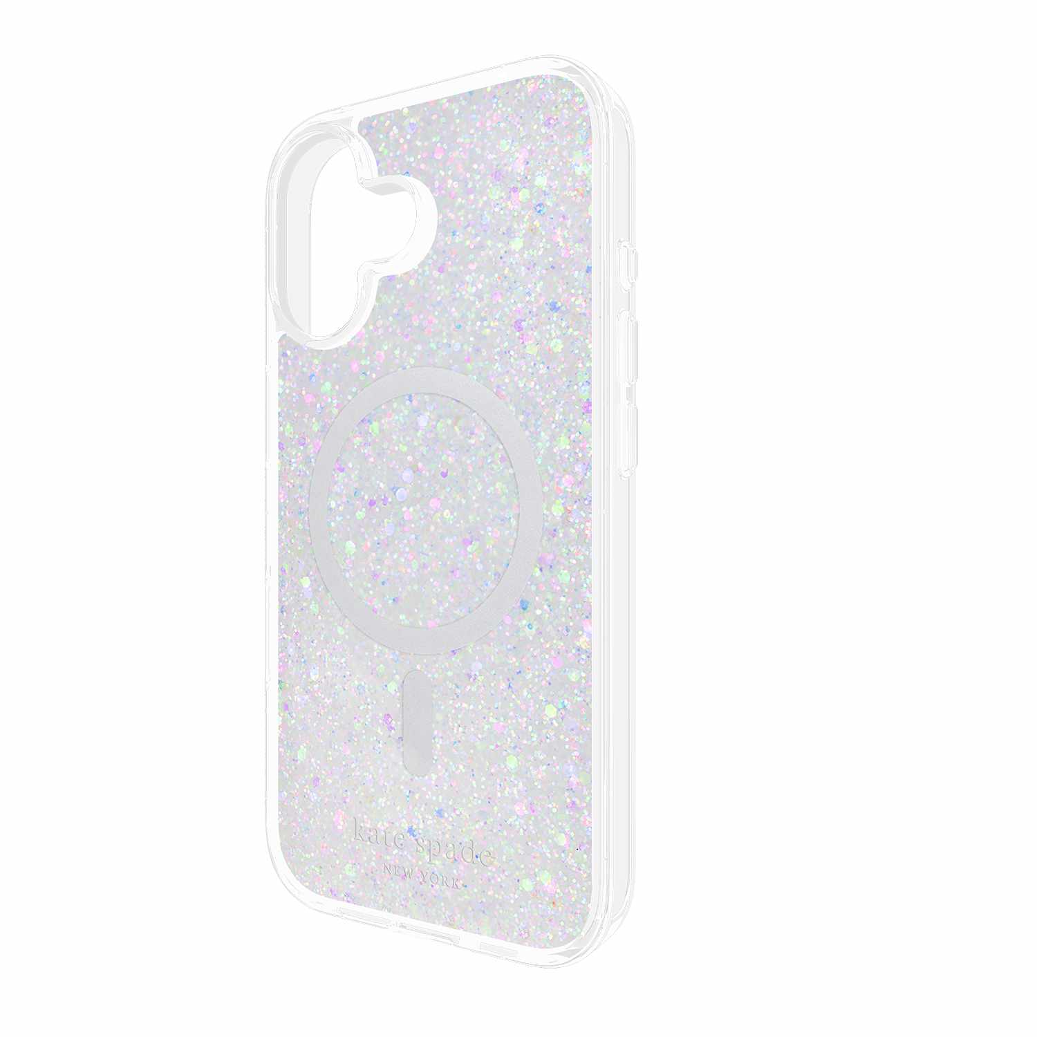 Kate Spade Protective MagSafe Case Chunky Glitter Iridescent Multi-Color for iPhone 17