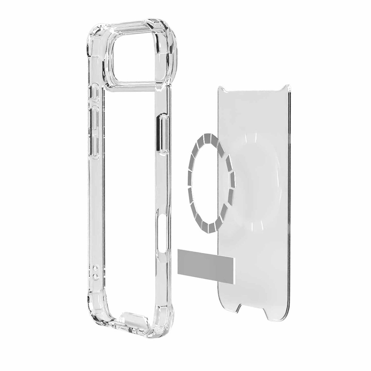 Blu Element DropZone Rugged MagSafe withkickstand Case Clear for iPhone Air