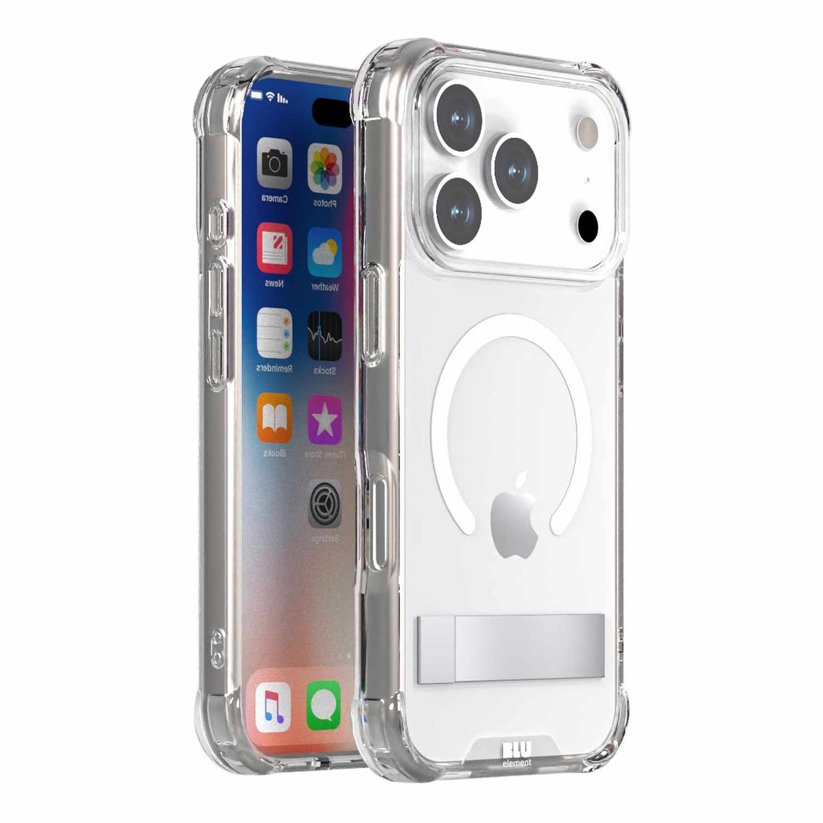 Blu Element DropZone Rugged MagSafe withkickstand Case Clear for iPhone 17 Pro
