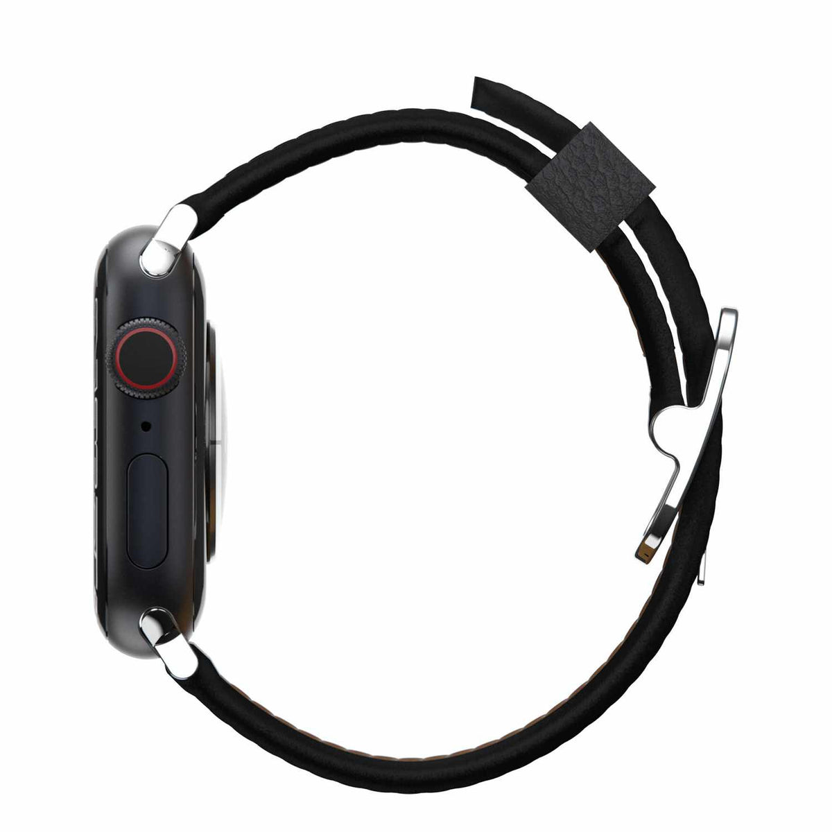 OtterBox Symmetry Cactus Leather Watch Band Noir Ash for Apple Watch 45/44/42 mm
