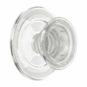 PopSockets PopGrip For MagSafe Round with Adapter Ring Clear Glitter