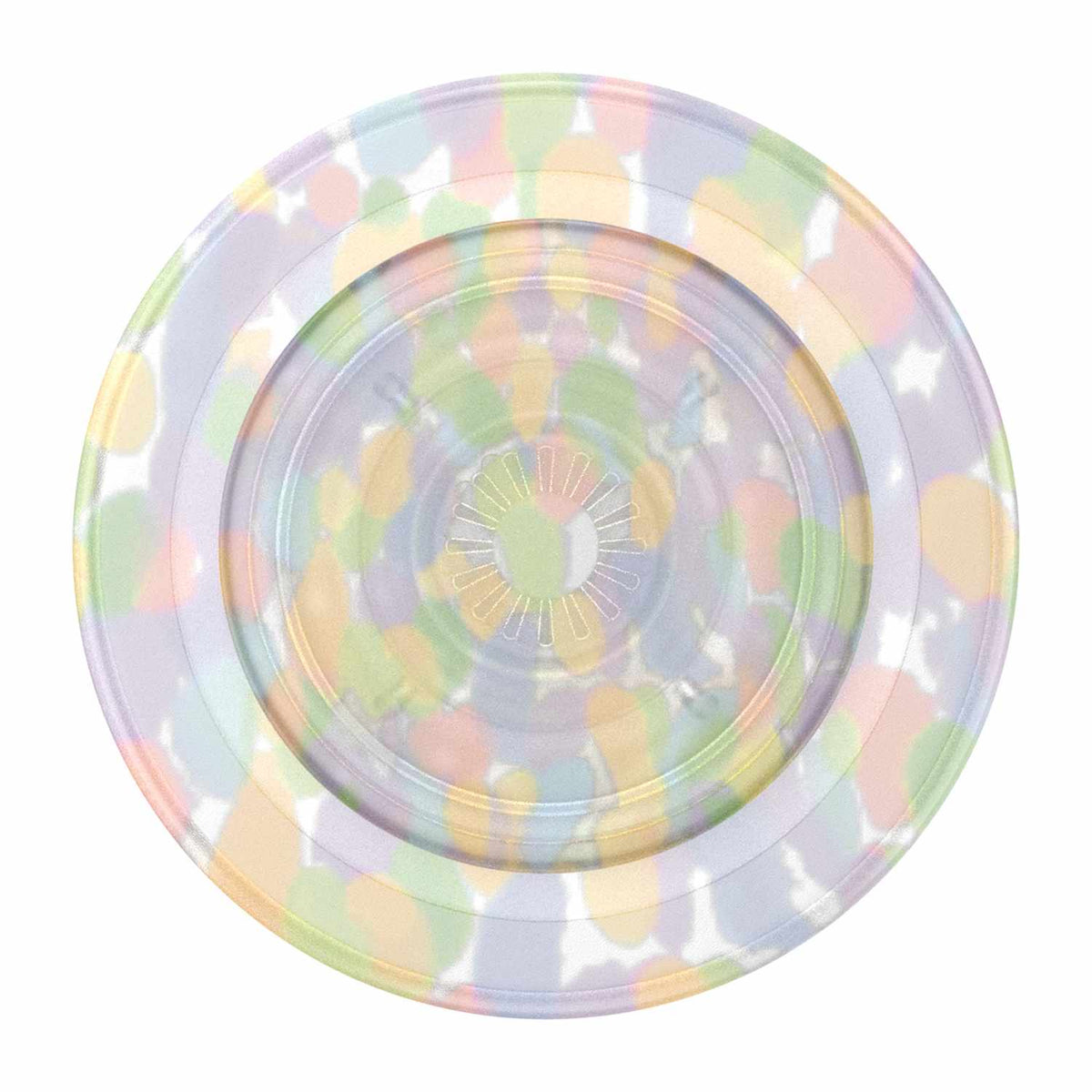 PopSockets PopGrip for MagSafe Round with Adapter Ring Rainbow Glass Multi-Color