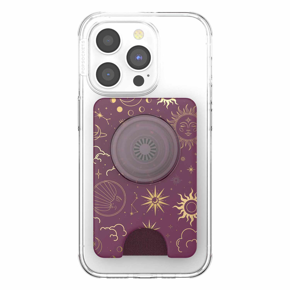 PopSockets PopWallet+ for MagSafe with Adapter Celestial Mauve