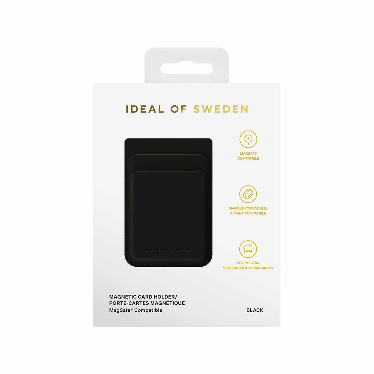 Ideal of Sweden Magnetic Card Holder MagSafe Black