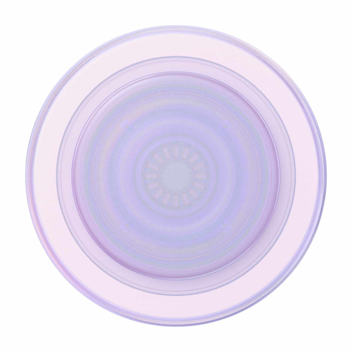 PopSockets PopGrip for MagSafe Round with Adapter Ring Opalescent Clear