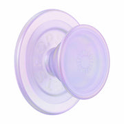 PopSockets PopGrip for MagSafe Round with Adapter Ring Opalescent Clear