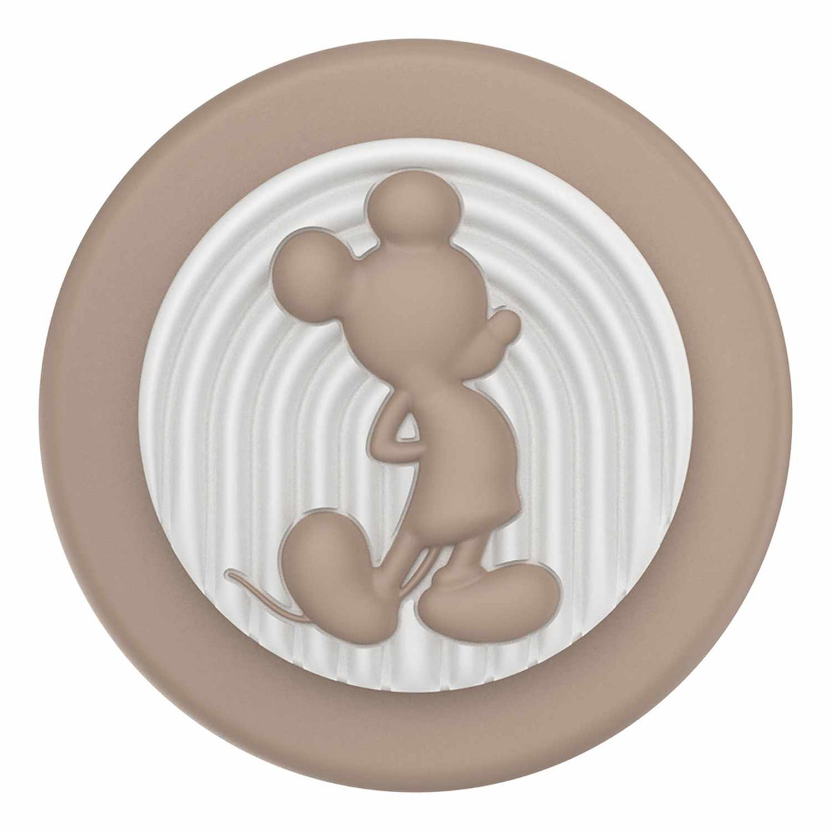 PopSockets PopGrip for MagSafe Round with Adapter Ring Latte Mickey Beige