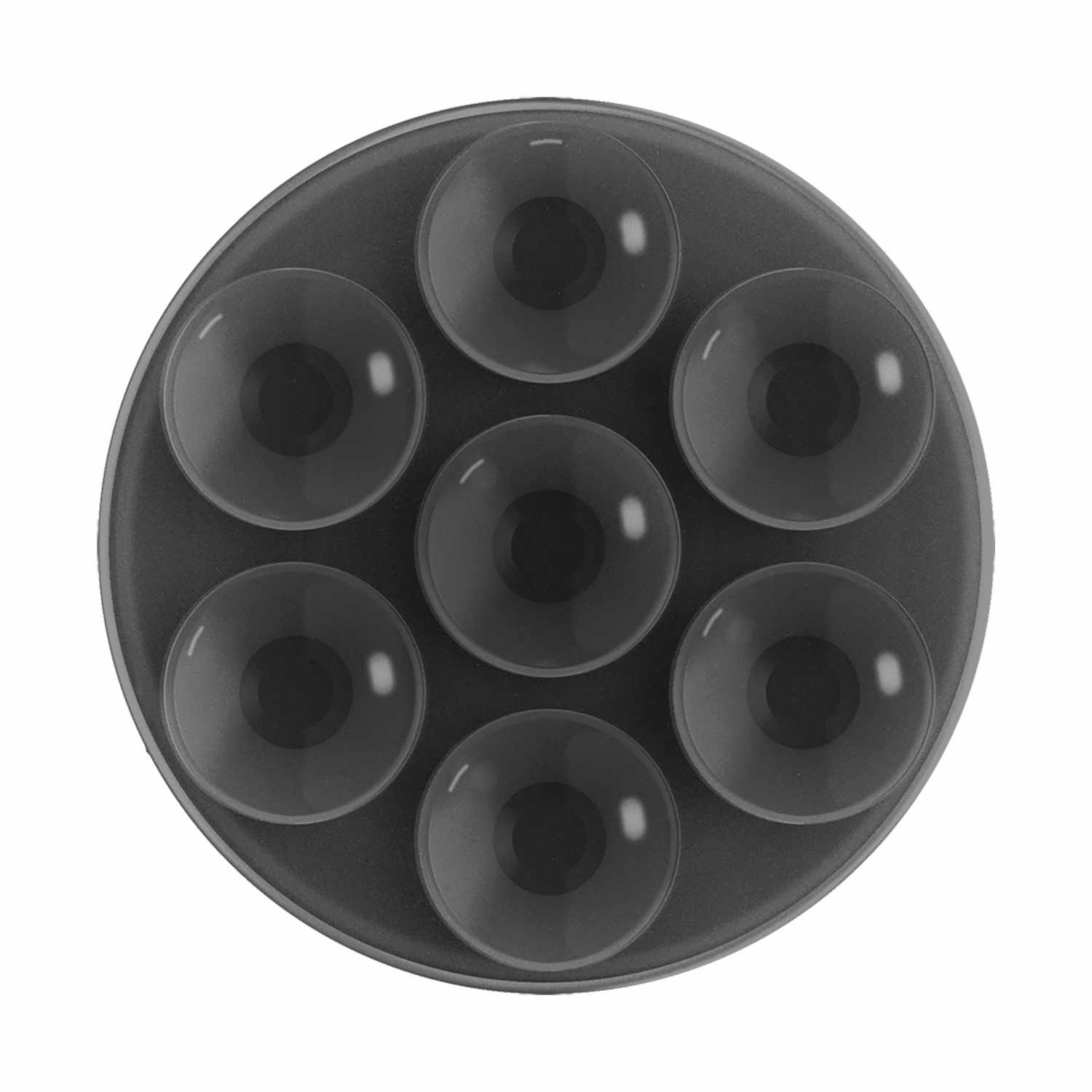 PopSockets PopGrip Suck-Up for MagSafe Round with Adapter Translucent Black