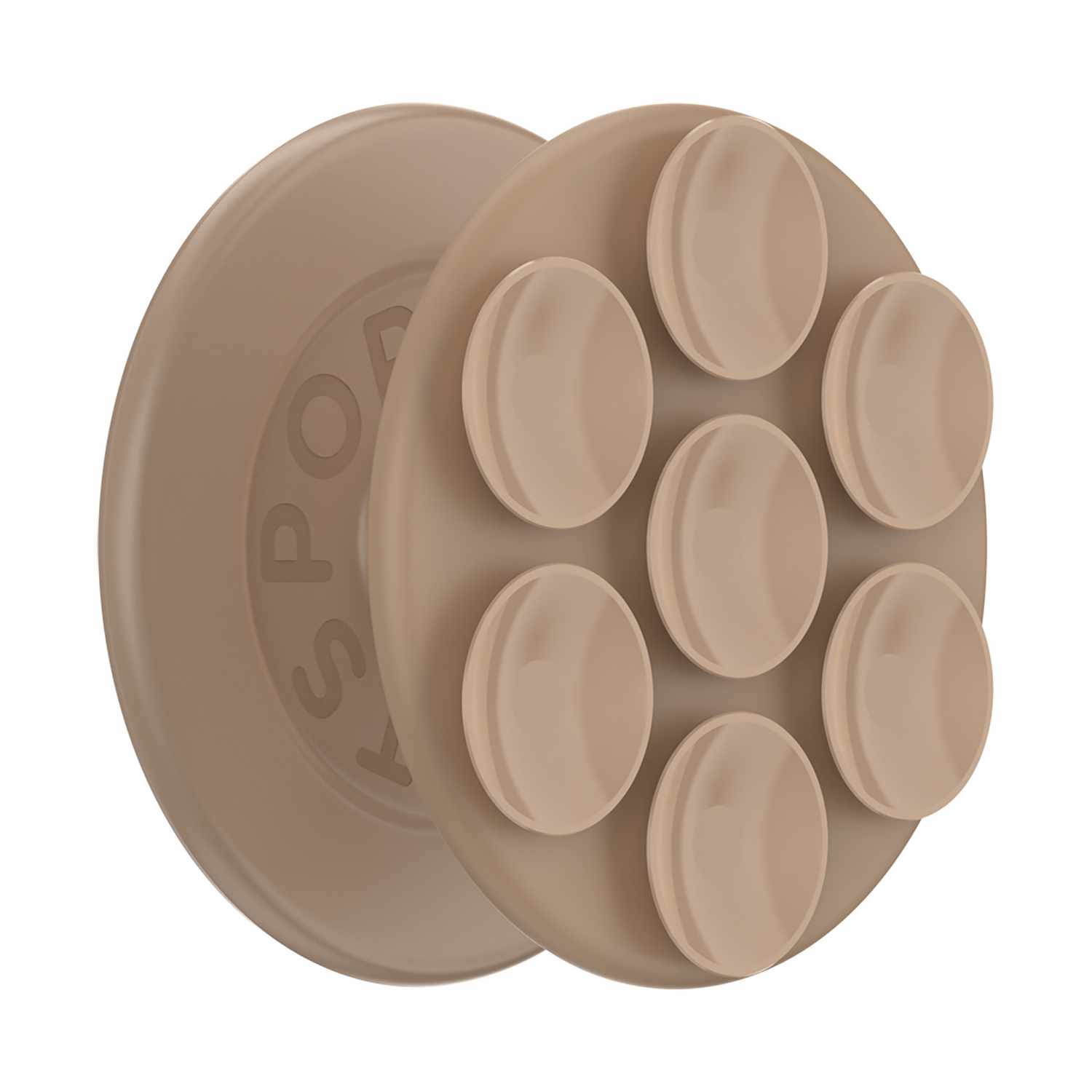 PopSockets PopGrip Suck-Up for MagSafe Round with Adapter Latte Beige