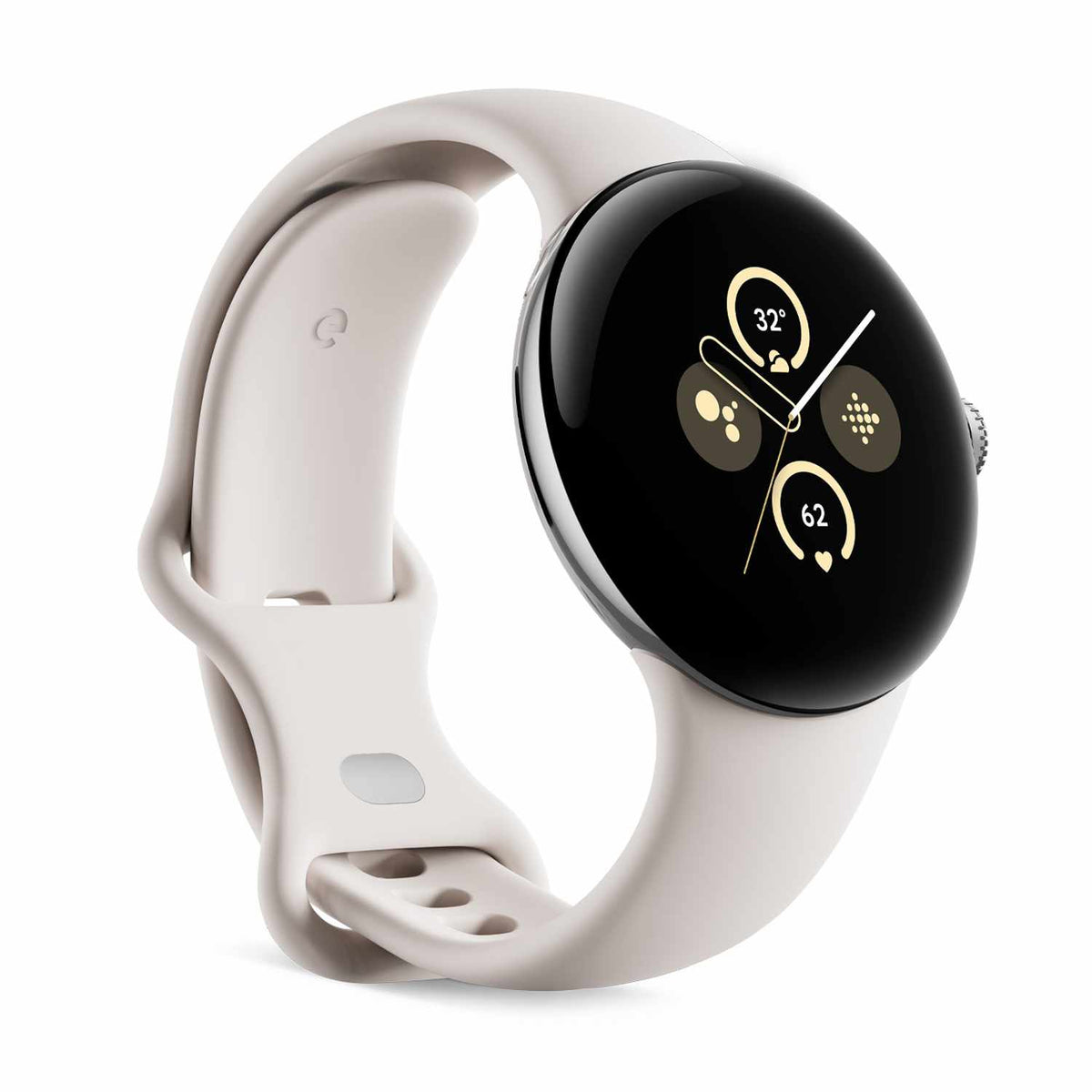 Google GA05031US Pixel Watch 2 Silver/Porcelain