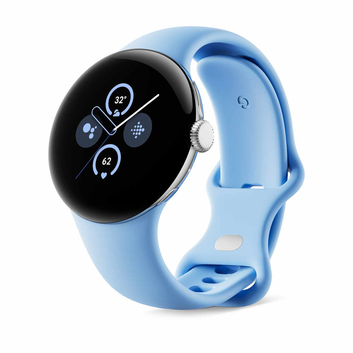 Google GA05032US Pixel Watch 2 Silver/Bay