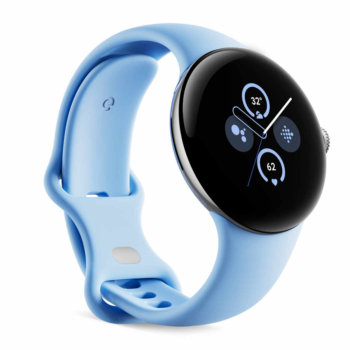 Google GA05032US Pixel Watch 2 Silver/Bay