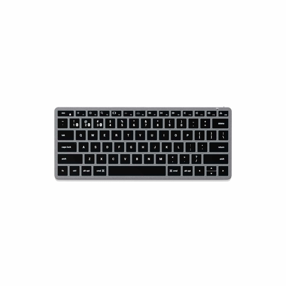 Satechi Slim X1 Backlit Bluetooth Keyboard Space Gray Grey