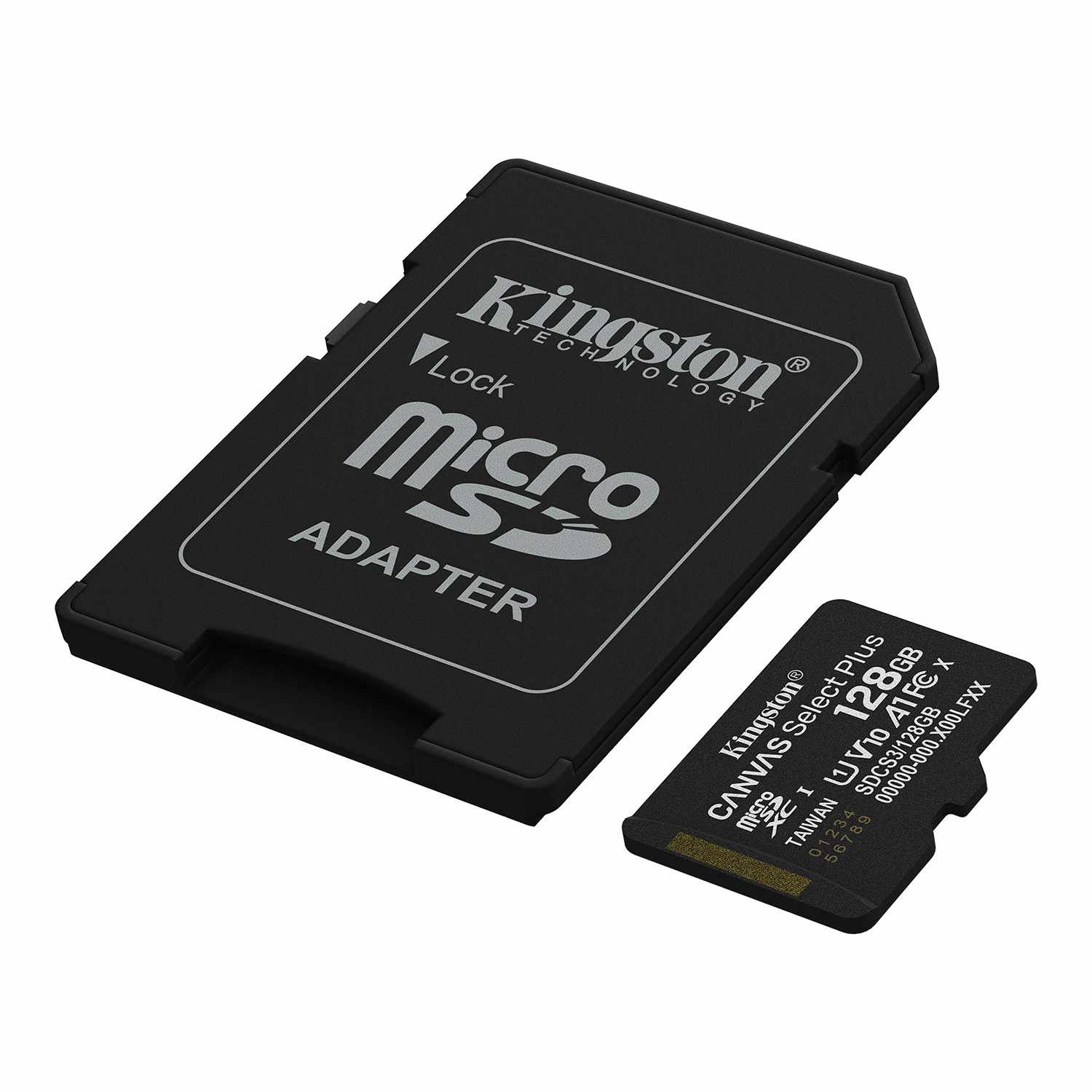 Kingston 128GB microSDXC Canvas Select Plus Gen3 150MB/s A1 Card withAdapter