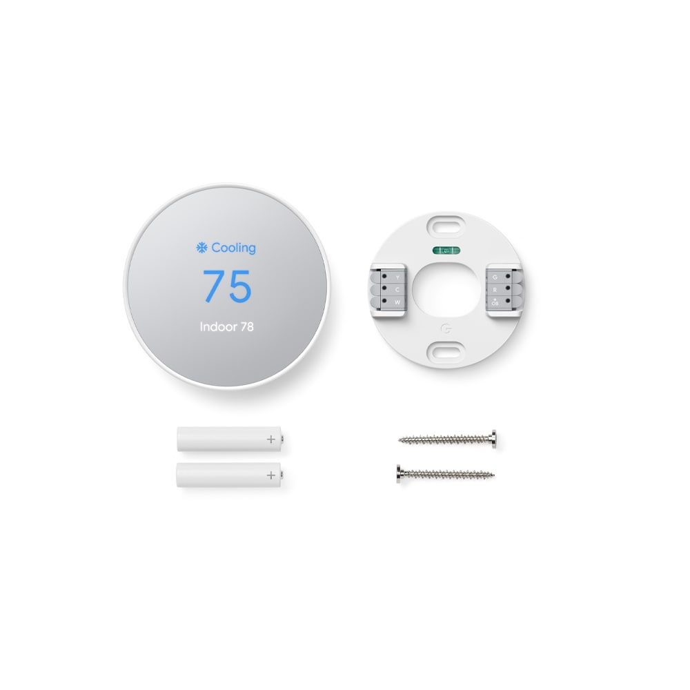 Google GA01334CA Nest Thermostat Snow