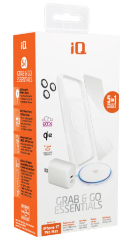 iQ - 5-in-1 Grab & Go Essentials for Apple iPhone 17 Pro Max
