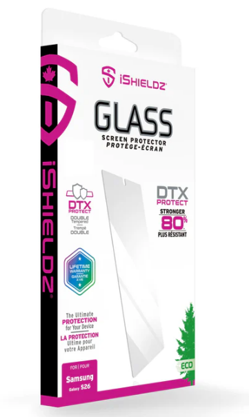 iShieldz - DTX Glass Screen Protector for Samsung Galaxy S26