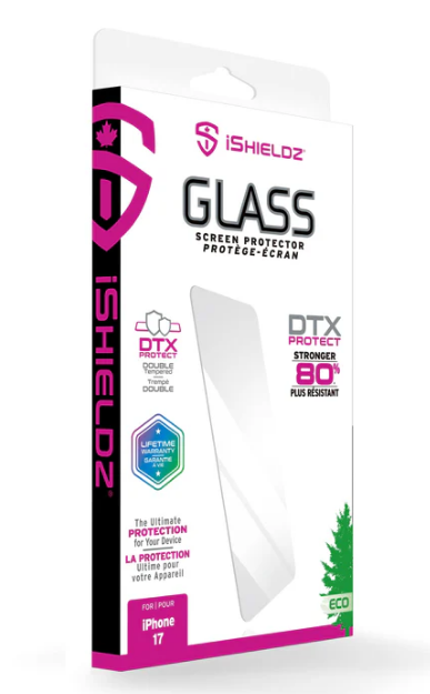 iShieldz - DTX Glass Screen Protector for Apple iPhone 17