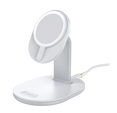 Otterbox - 15W Wireless Charging Stand for MagSafe V2 - (White Lucid Dreamer)