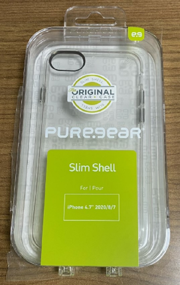 PureGear - Slim Shell Case for iphone SE 2020 / 8 /7 (Clear)