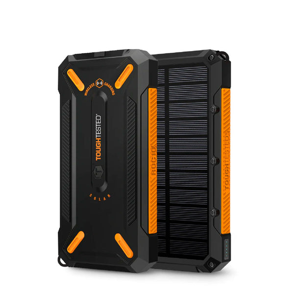 ToughTested - 16,000 MAH Solar Charger & Wireless Portable Power Bank - ROC16