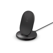 Blu Element Belkin BoostCharge 15W Wireless Charging Stand + QCÃŠ3.0 24W Wall Charger Black