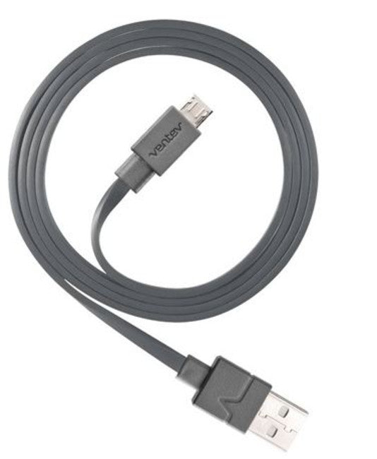 Ventev - Charge/Sync Cable Micro USB 6ft Grey - Beyond Wireless Inc. Canada