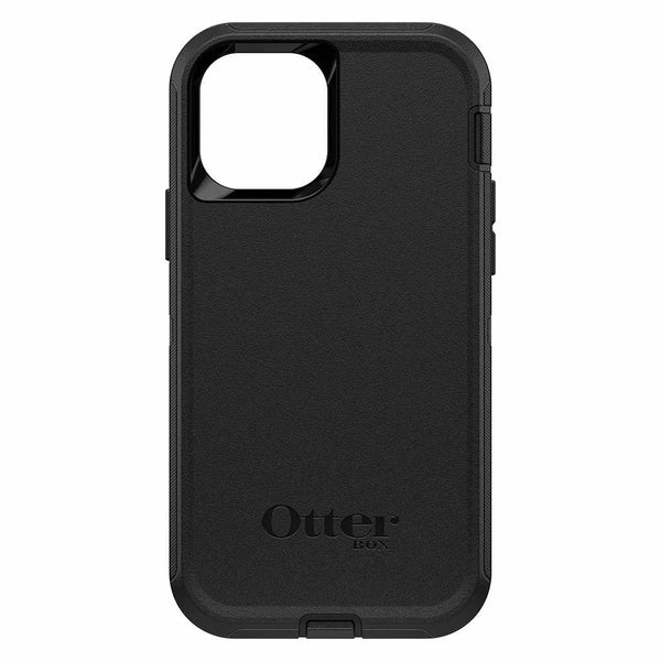 Back view of black protective Otterbox case. #color_black