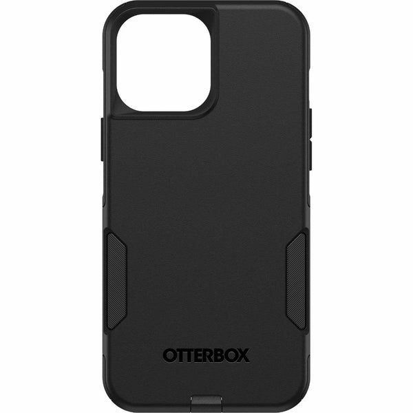 Back view of black Otterbox protective case. #color_black