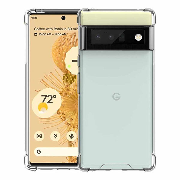 Clear dropzone case for Google Pixel 6. #color_clear
