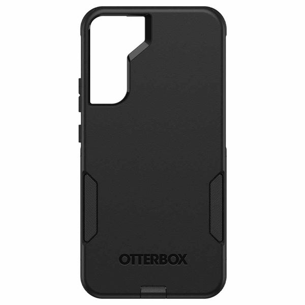 Black Otterbox commuter case for the Samsung Galaxy S22+. #color_black
