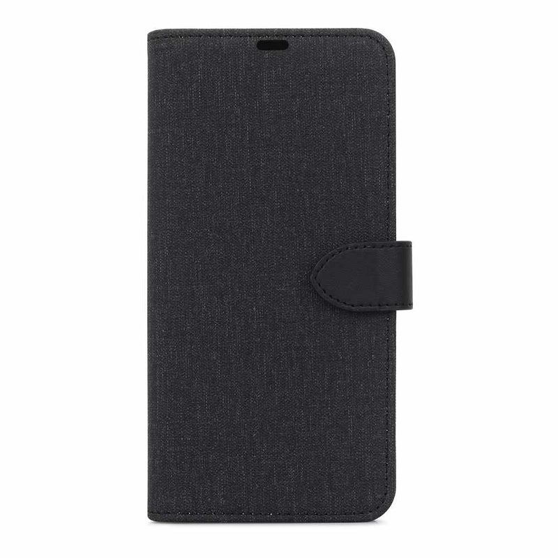 Hand-stitched folio case cover closed.